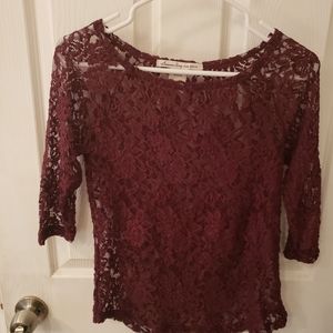 American rag  lace top